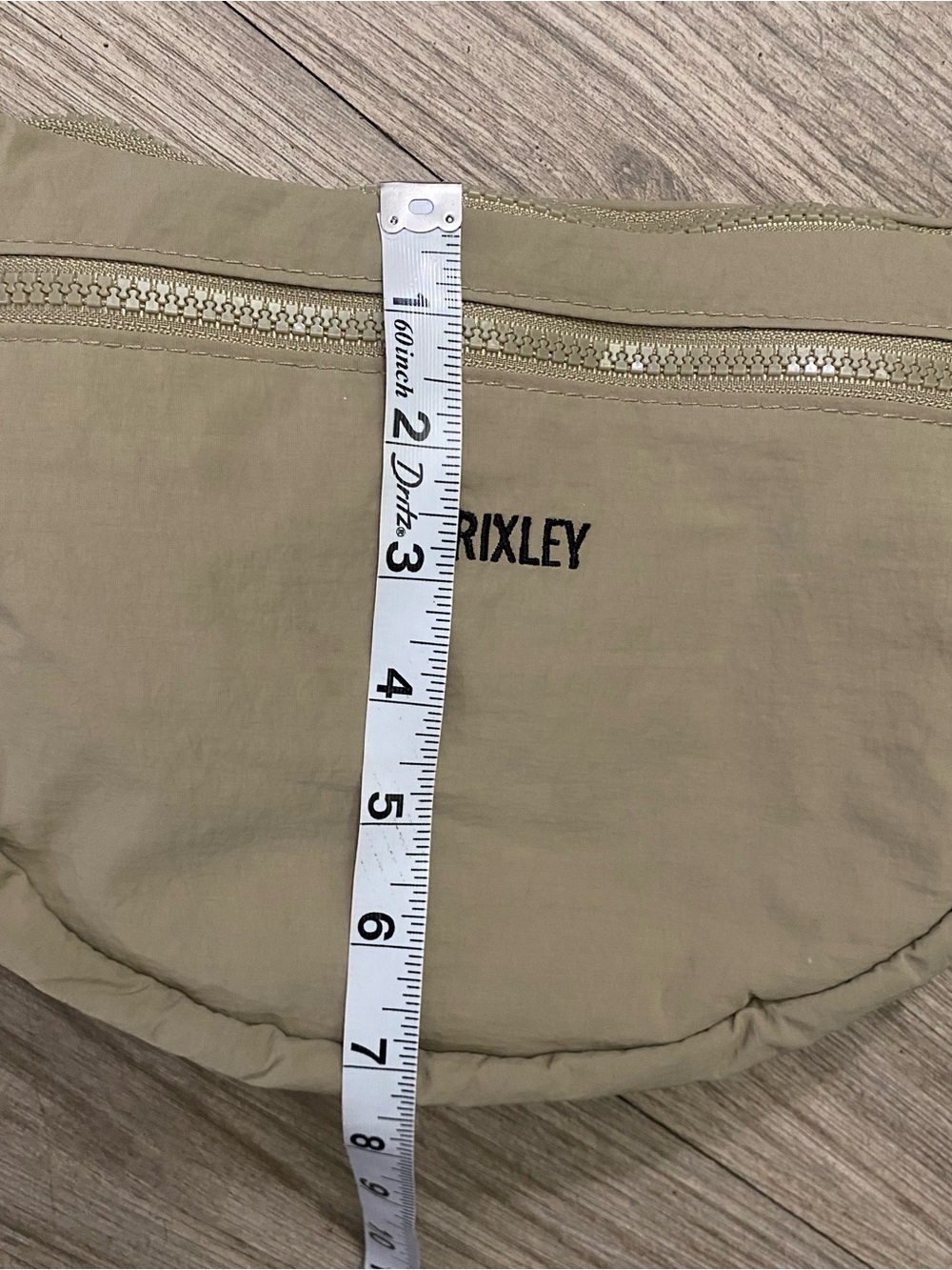 Brixley Sand Crescent Bag Sling Bag with Branded Strap - Picture 5 of 16